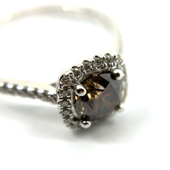 LeVian 14K Approx 1.37ct Chocolate Diamond Ring Size 7, 2.09dwt - Picture 10 of 13